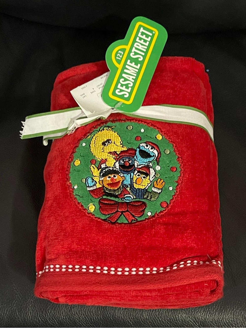 Christmas Sesame Street Hand Towels, Set of 2